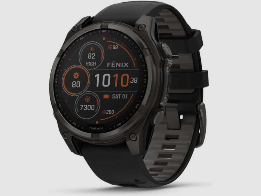 Garmin fēnix® 8 - 51mm, Solar, Saffier Titanium Zwart, afbeelding 1 van 8