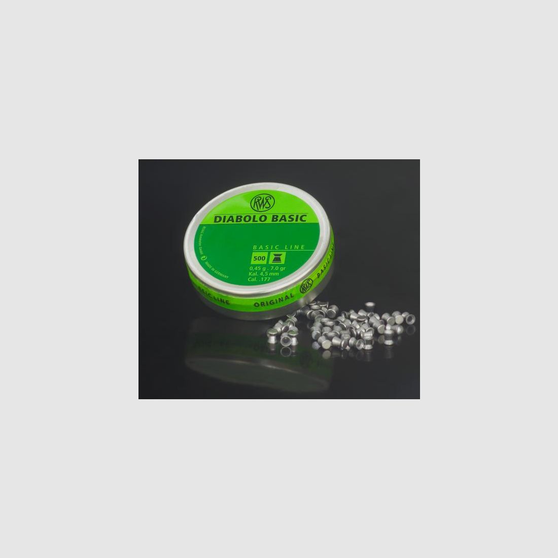 RWS Diabolo Basic 4,5mm 500 sztuk