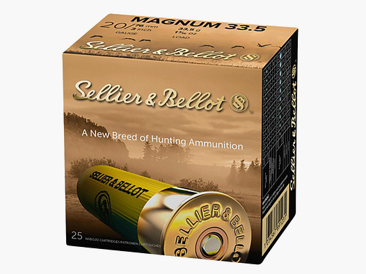 Sellier & Bellot 105245 20/76 SB Magnum 2,75 mm 33,5g