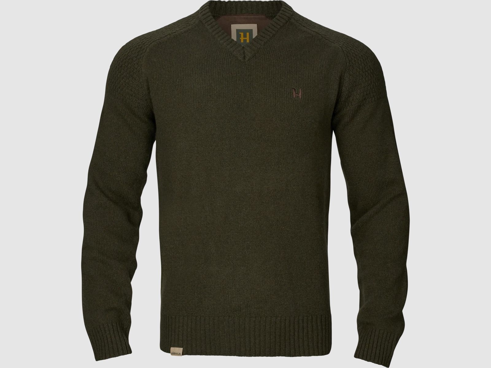 Härkila Vincent Merino V-Neck Sweater Herr Rosin L