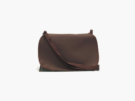 Gibecière cuir et toile