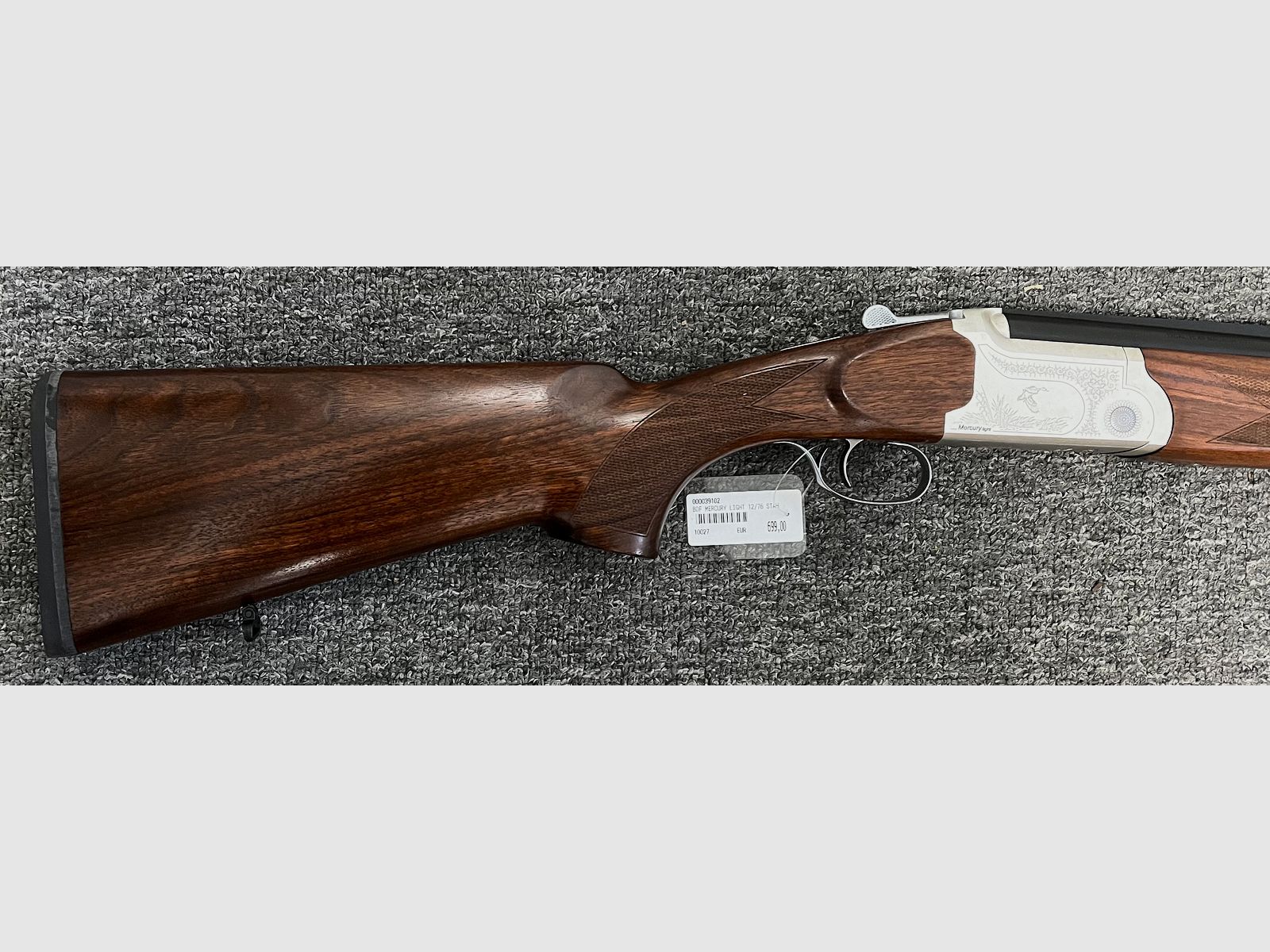 Mercury double-barreled shotgun Light silver steel shot proof