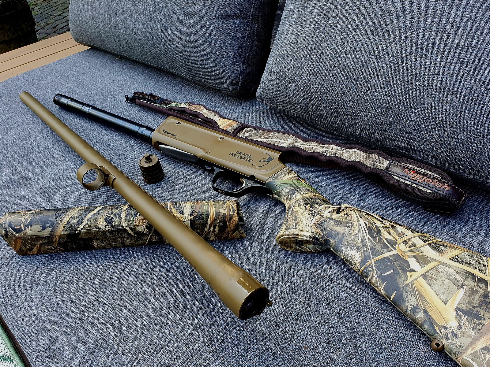 Browning A5, Grand Passage, Selbstladeflinte,Schrotflinte,Humpback,12/89,Krähenjagd,Flugwild, Taubenjagd