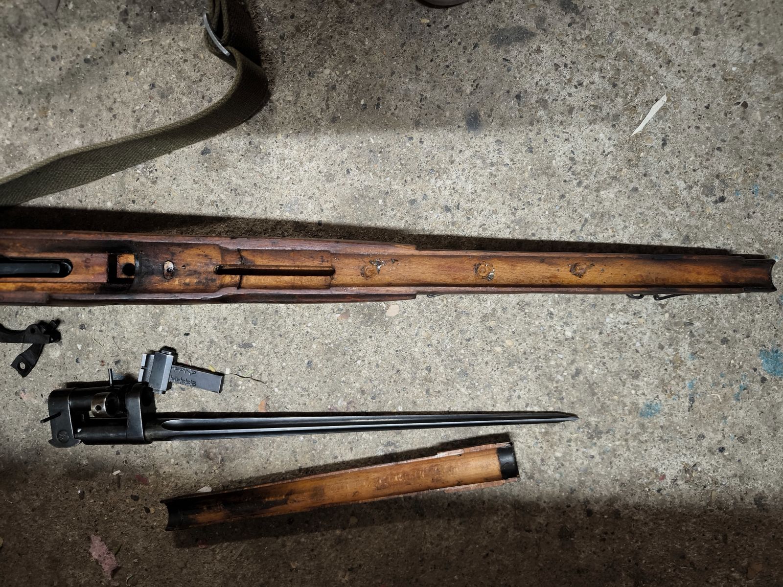org. Mosin Nagant Schaft und Teile