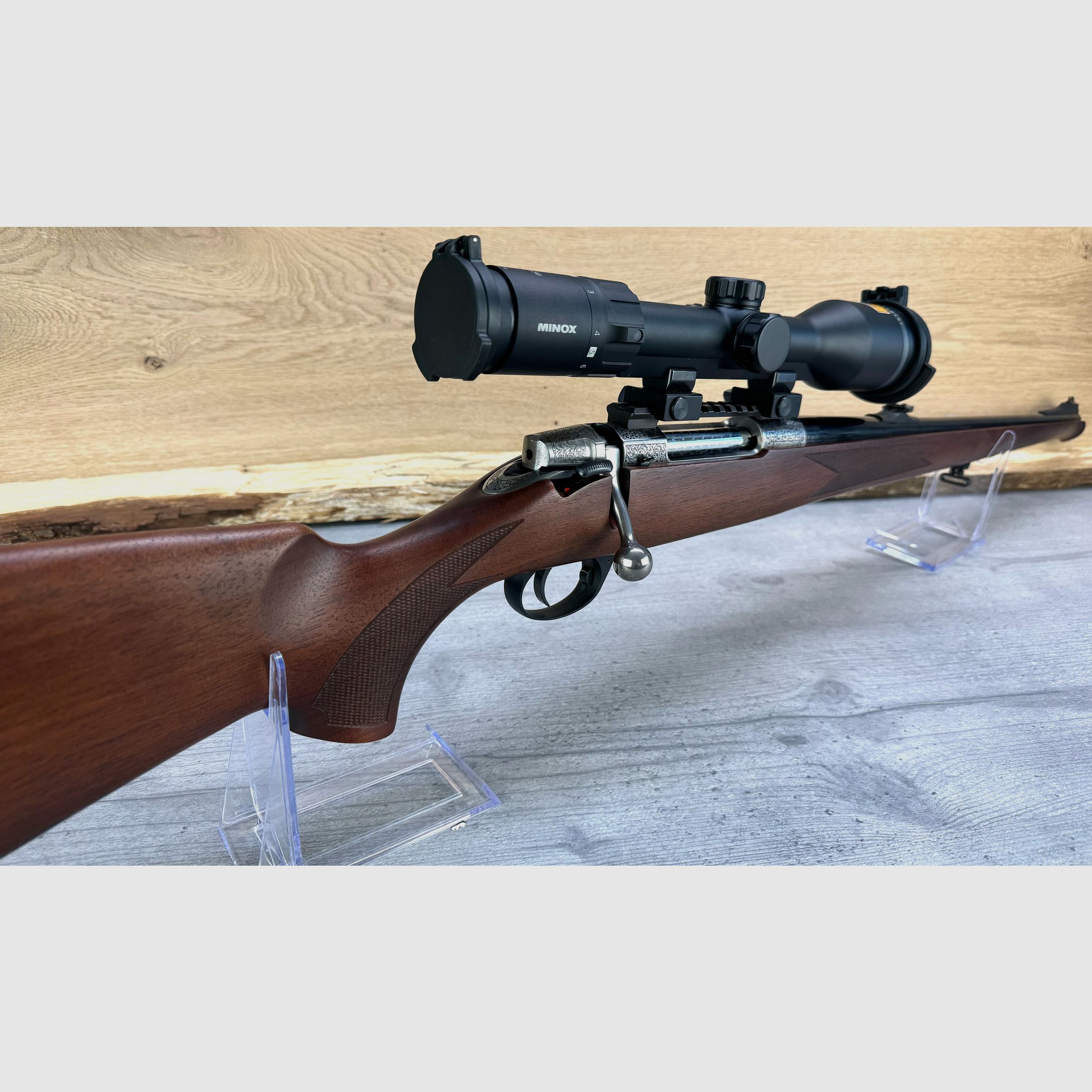 Antonio Zoli Bavaria 1900 Luxus Stutzen Kal.: 8x57JS + Minox Allrounder 2-10x50S + ERA Klemmmontage