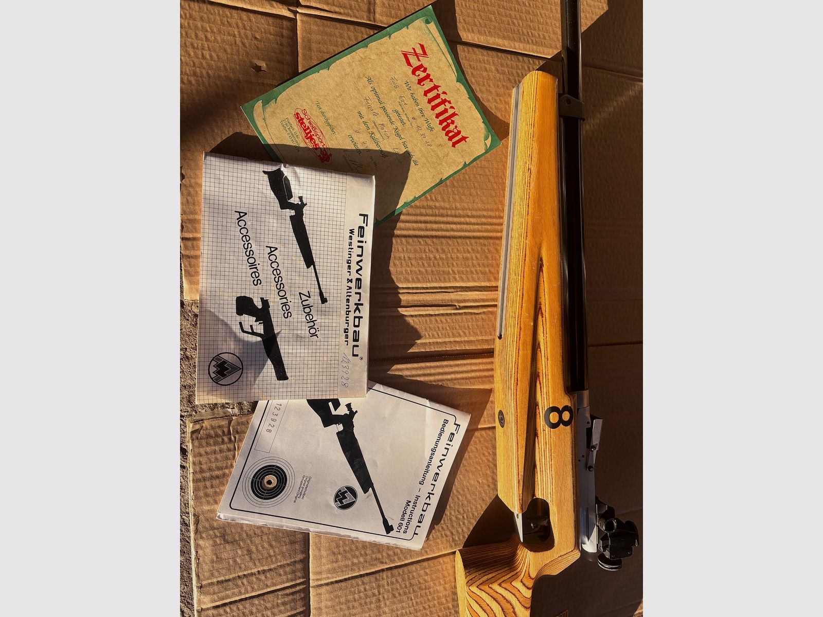 Fine work construction model 601 match air rifle/defective