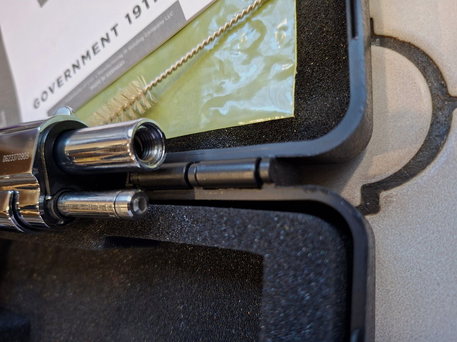 Colt 1911 Chrom, nowy, nie strzelany, długa prowadnica sprężyny, przedmiot kolekcjonerski. Cena do negocjacji!