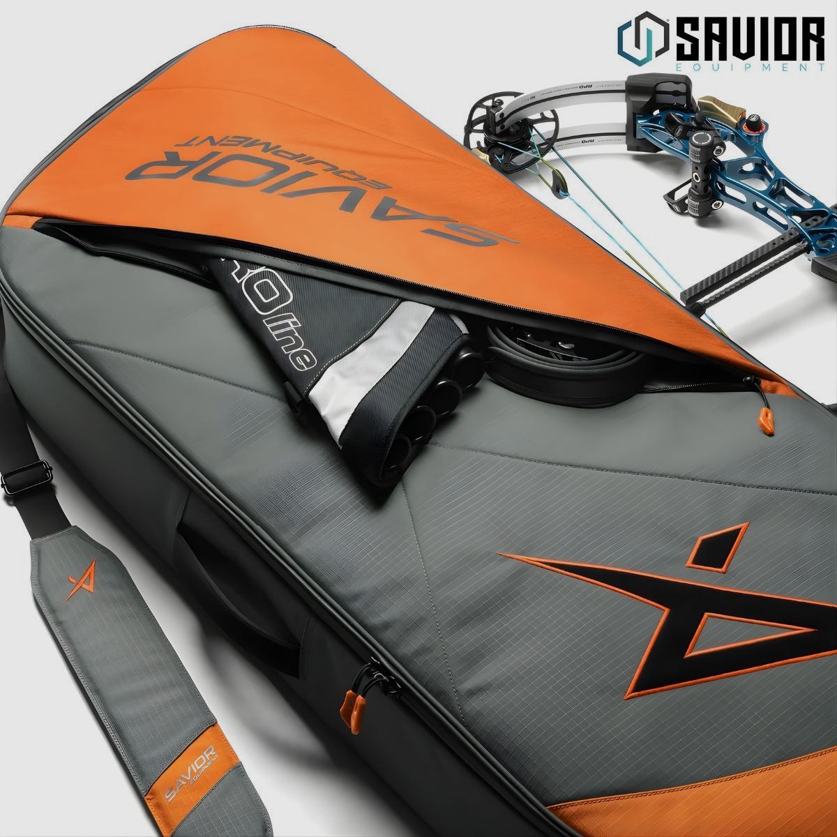 Savior - Torba Na Łuk Bloczkowy – Hyperion Deluxe - 40" – Hunter Orange / Ash Gray - AB-CP40-DX-AN, zdjęcie 2 z 8