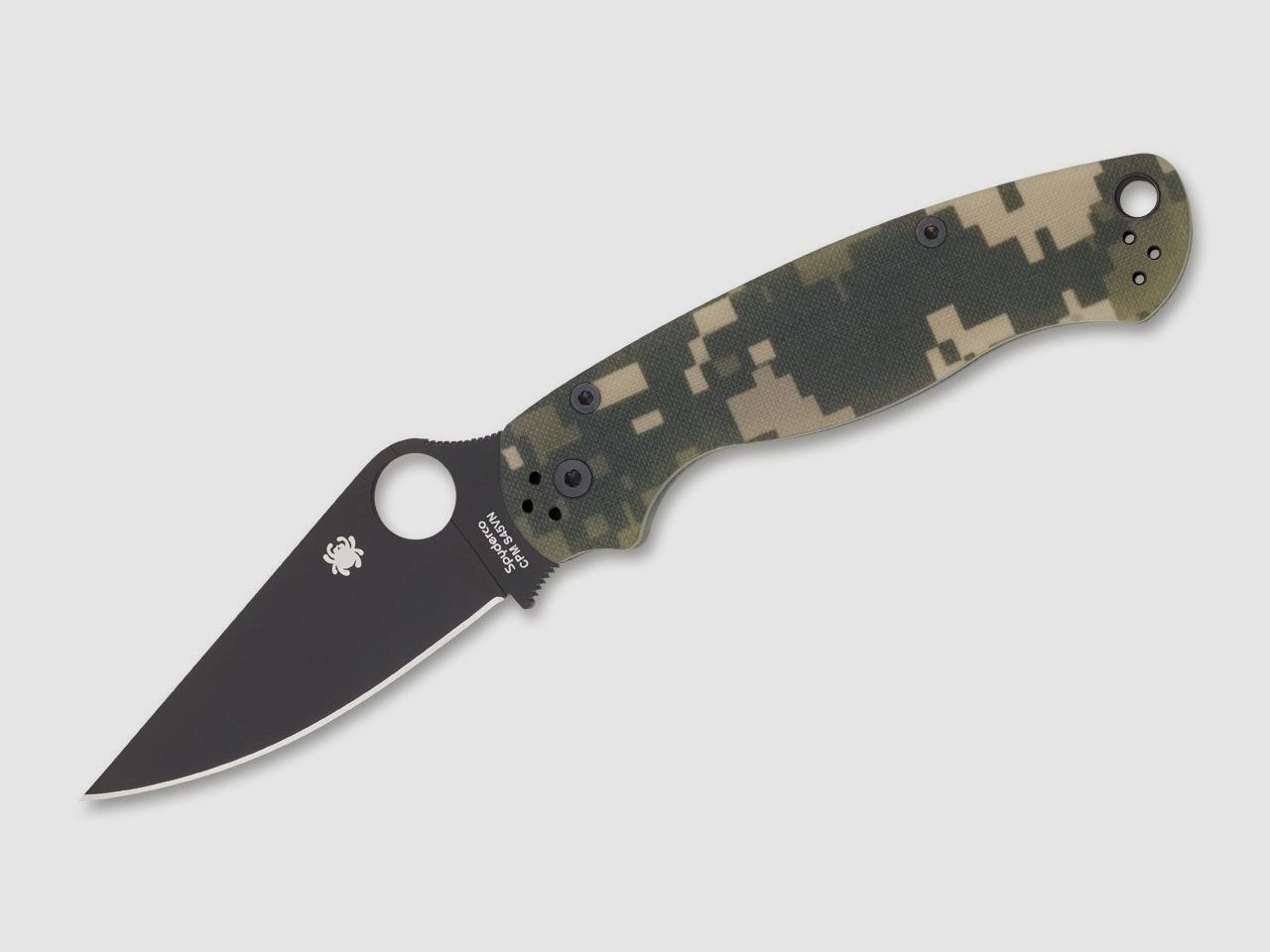 Taschenmesser SPY. PARAMILITARY2 CAMO G-10 C81GCMOBK