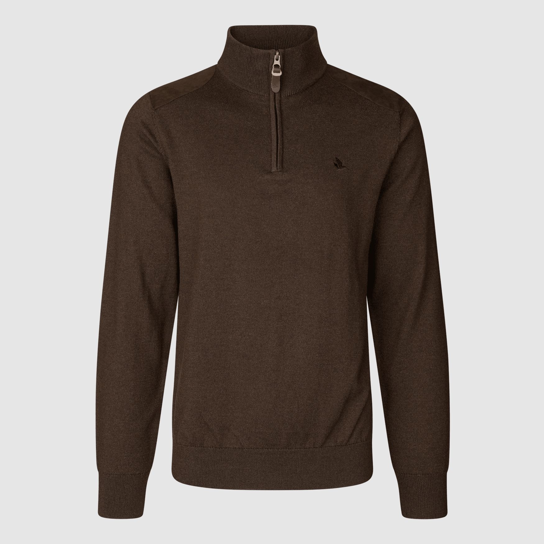 Seeland Pine Half Zip Sweter Mężczyźni Ciemnobrązowy 3XL