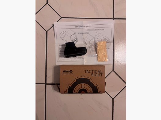 Aim-O 551 Type Holosight rot/grün schwarz AO 5017-BK