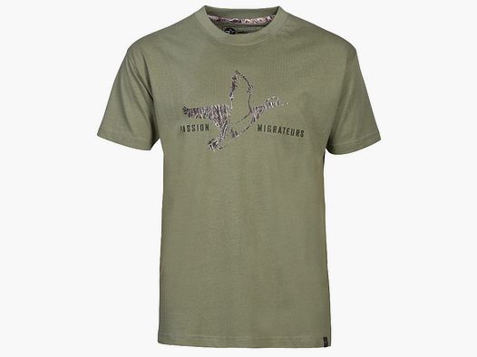 Percussion T-Shirt Passion Migrateurs Khaki