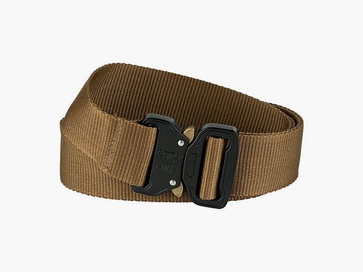 Taktischer Schnellgürtel DP256 COYOTE (Beige) bis 125cm / Breit 4cm - Gürtel mit Schnellverschluss