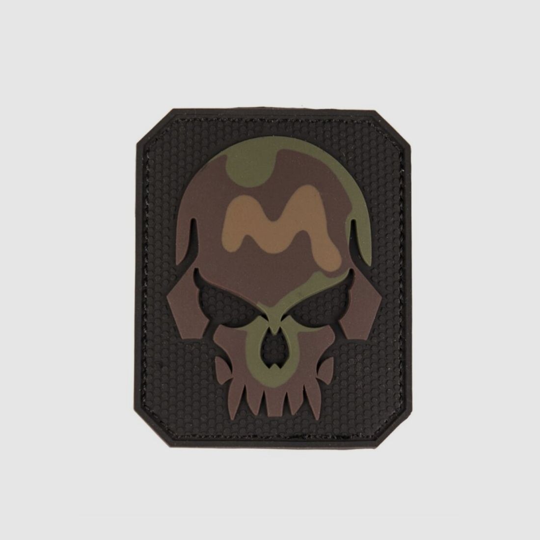 3D czaszka PVC naszywka w kamuflażu