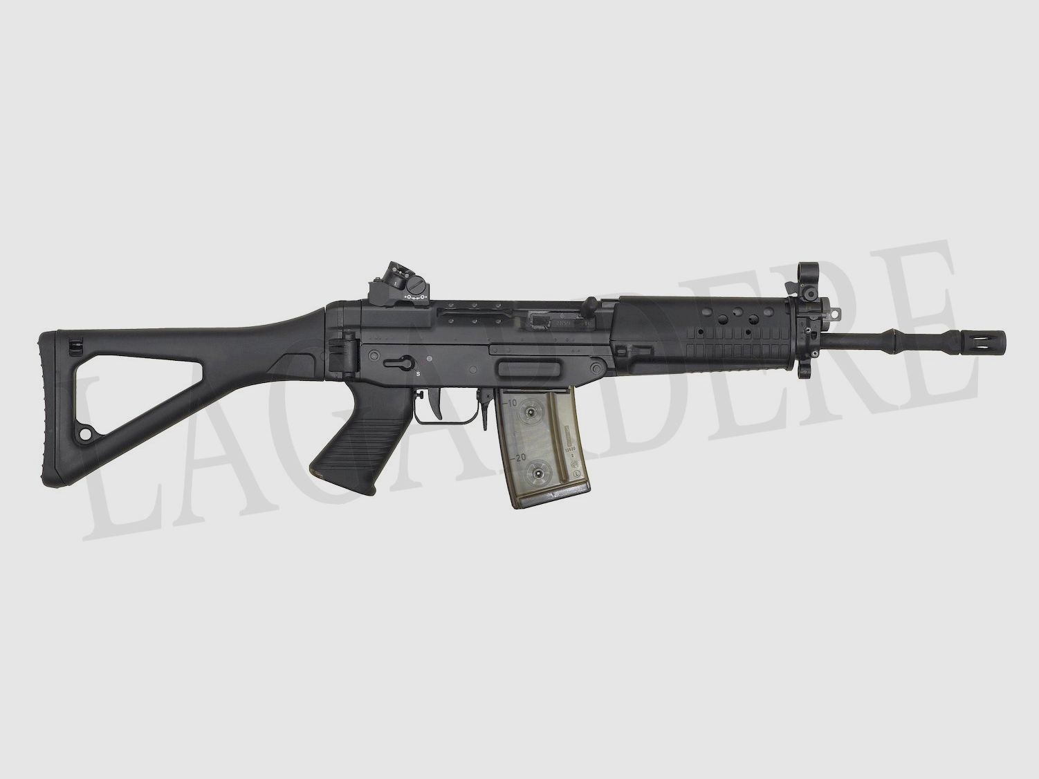 SAN SWISS ARMS SG 553-1 LB DIOPTRE SCHWARZ (SEMI-AUTOMATISCHES STURMGEWEHR)