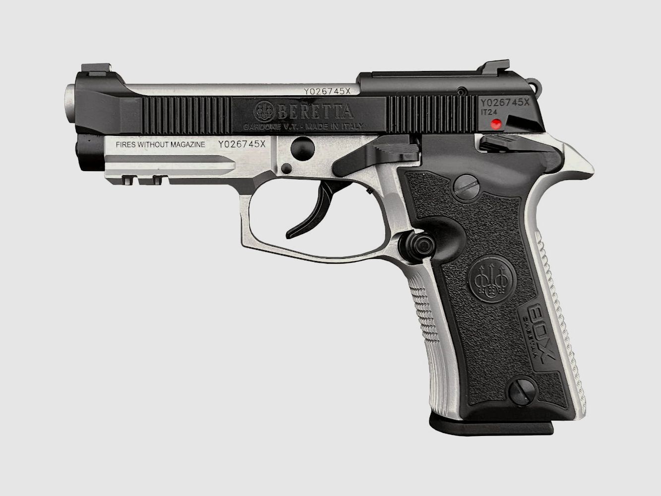 Beretta 80X Cheetah Inox/ Black .380 Auto pistool, afbeelding 2 van 2