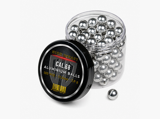 100x ALUMINIUM BALLS CAL.68 | HIGH IMPACT | HDS68 TS68 | HDX68 TX68 | Pistelle X-68 | TC68 | 7,5g