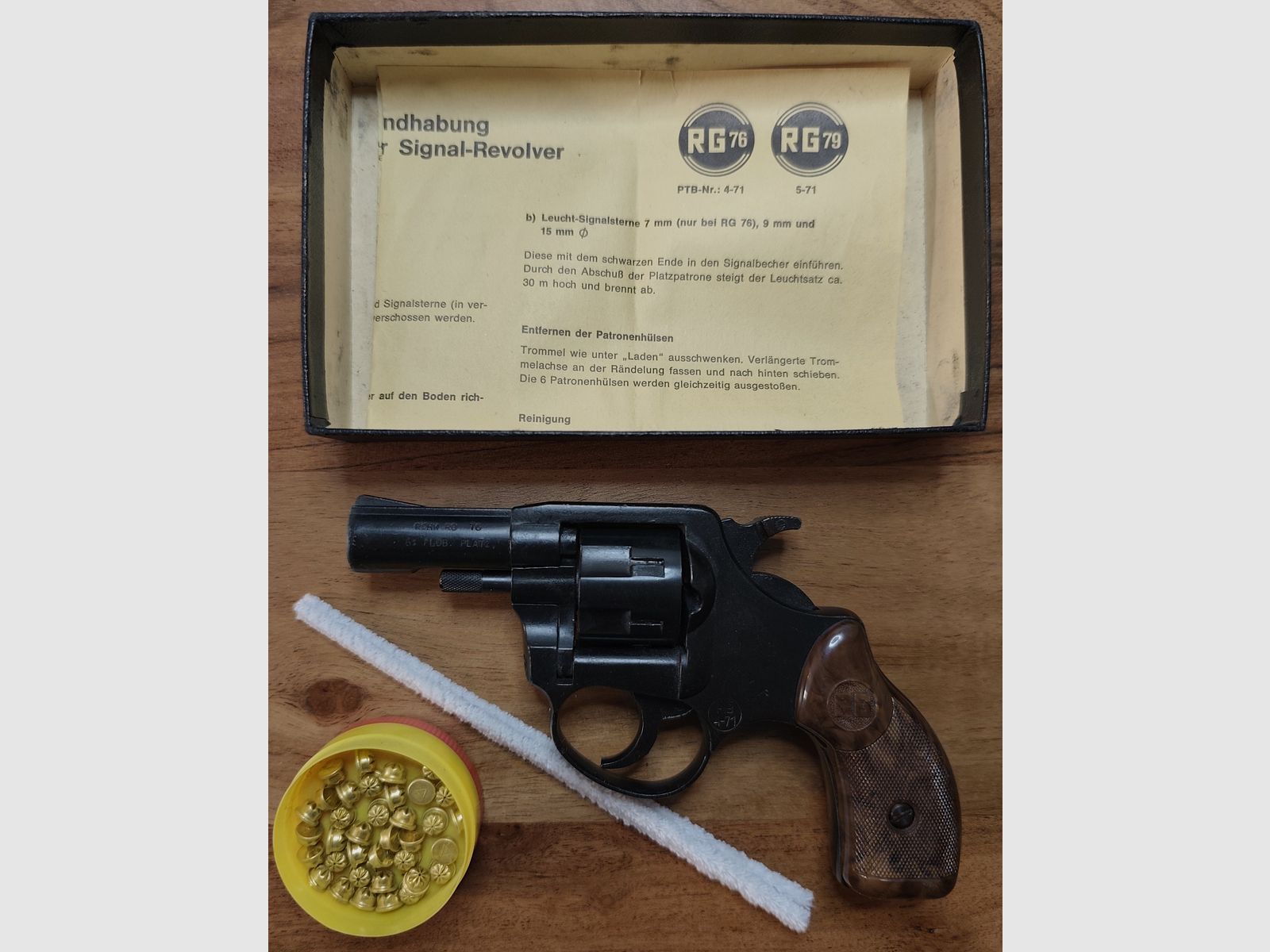 Röhm RG 76 Rewolwer Kaliber 6mm PTB 140/2