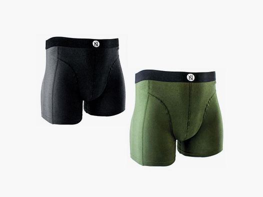 Nordhunt 2-pak Tights Underbukser Black/Olive