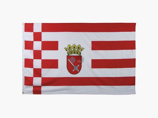 Flag, Bremen, Polyester, 90 x 150 cm