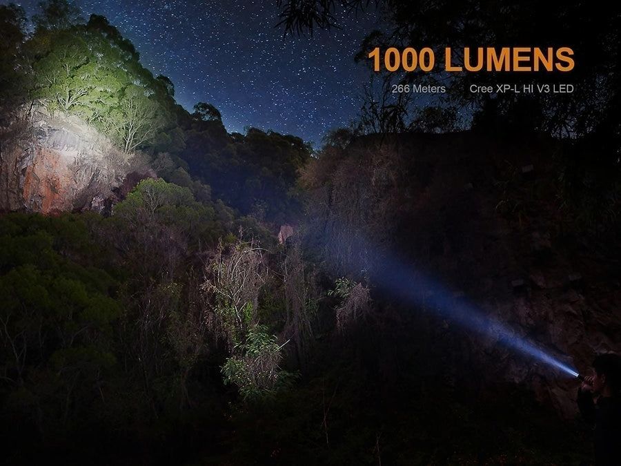 Fenix UC35 V2.0 Torcia LED ricaricabile da 1000 lumen, immagine 18 di 21