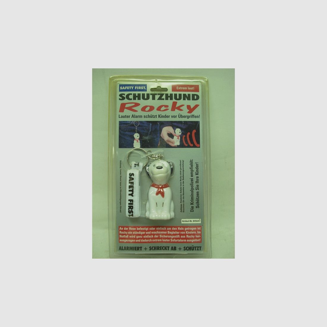 Schutzhund *Rocky*-Sirene -