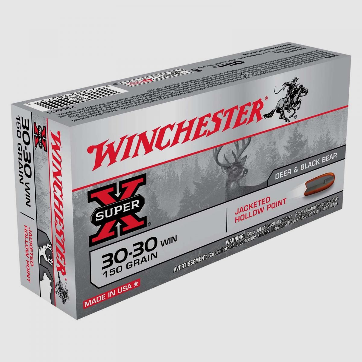 Winchester Super-X .30-30 Win. 150GR JHP 20 cartucce