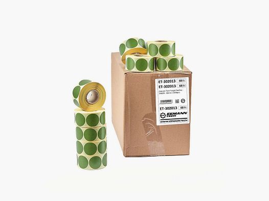 Eemann Tech PACK: Eemann Tech Doelstickers - GROEN - 40mm x 1000 stuks. (48 stuks.) (ET-302013)