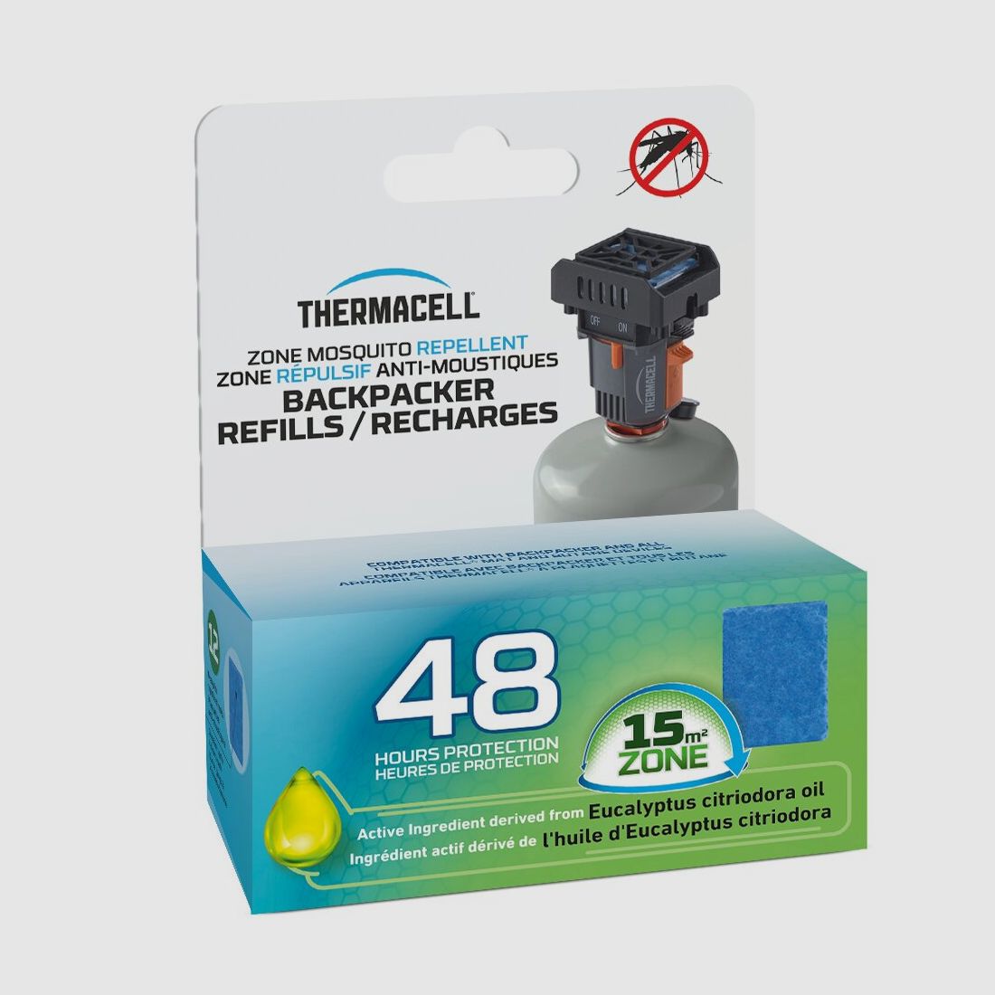 Recharge Répulsif à Moustiques M-48 pour Backpacker PT-19 Thermacell