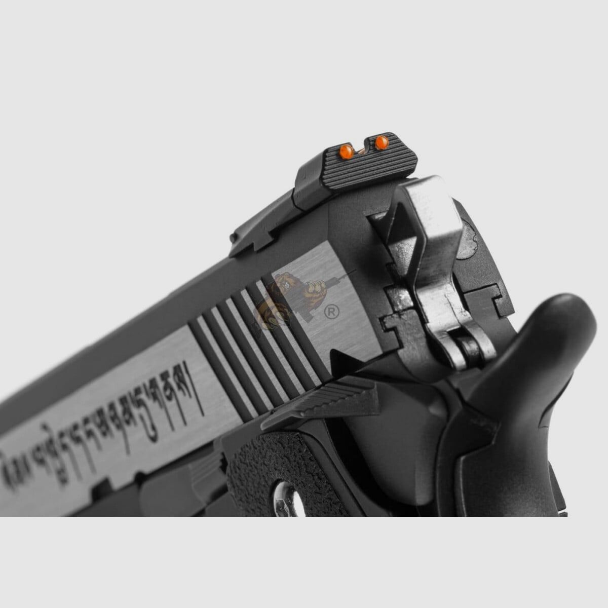 WE Hi-Capa 6 Force A Silver Barrel Full Metal GBB -F-, Bild 5 von 6
