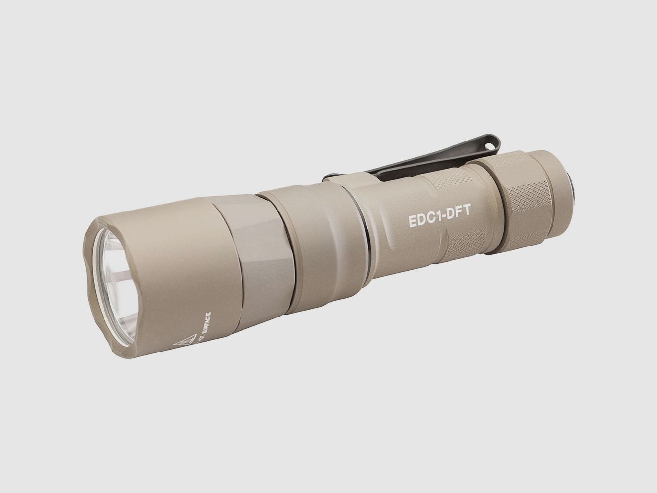 SureFire EDC1-DFT Turbo Tan – Dual Fuel EDC Taschenlampe 650 Lumen