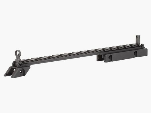 Heckler & Koch G36 / HK243 guida di mira in alluminio con mirino pieghevole integrato