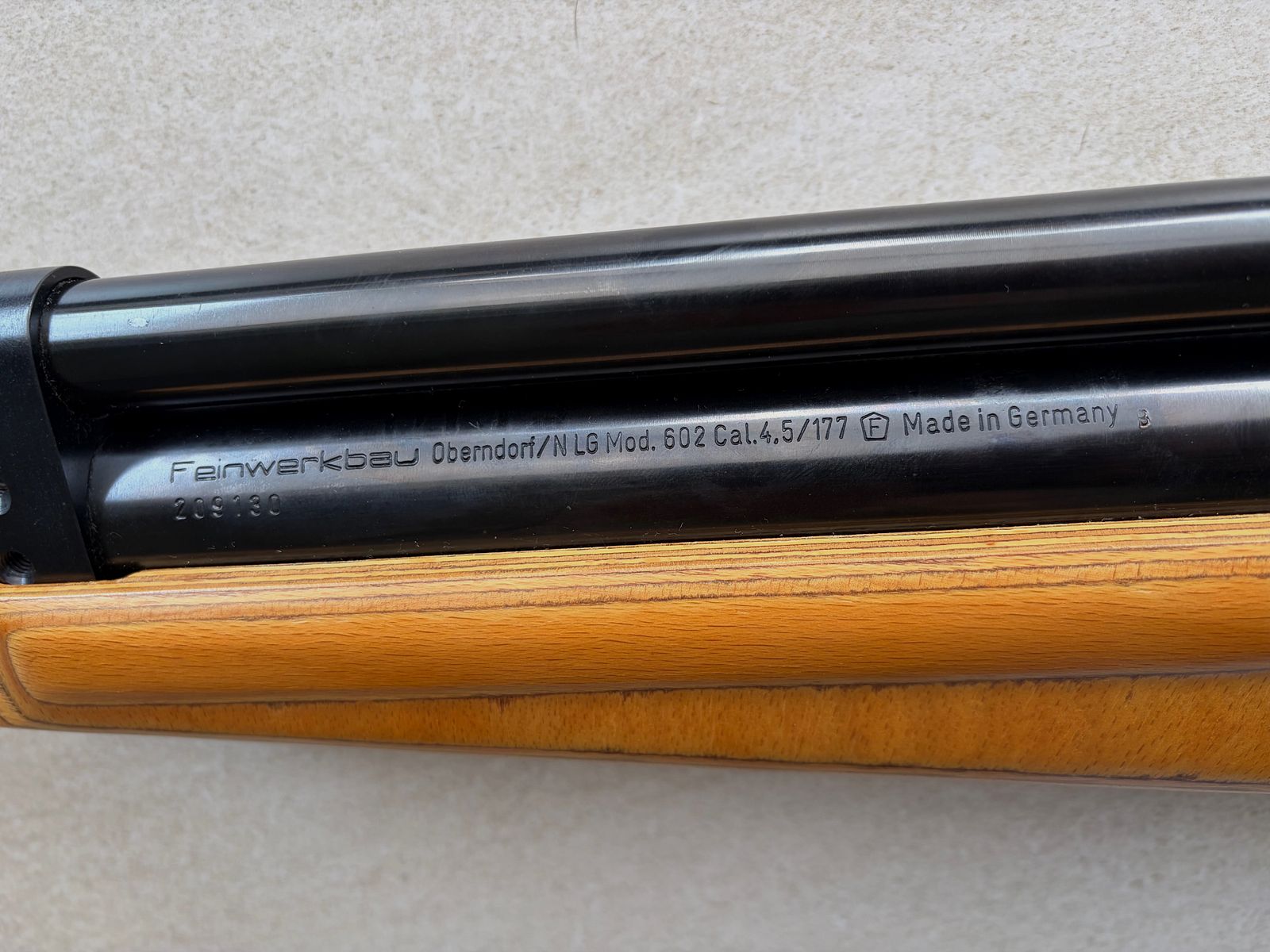Feinwerkbau Modell 602 Cal. 4,5 mm – rifle de aire de precisión para tiradores deportivos y recreativos