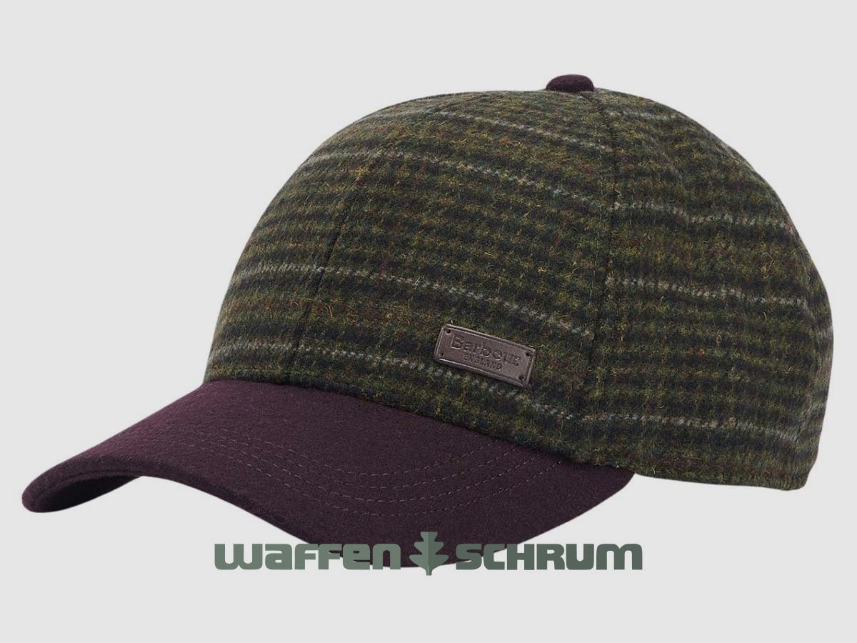 Barbour Cap Clyde Brown/ Olive plaid