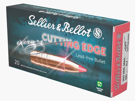 Sellier & Bellot 2017008 .300 Win. Mag. exergy EDGE 11.7g 180grs.