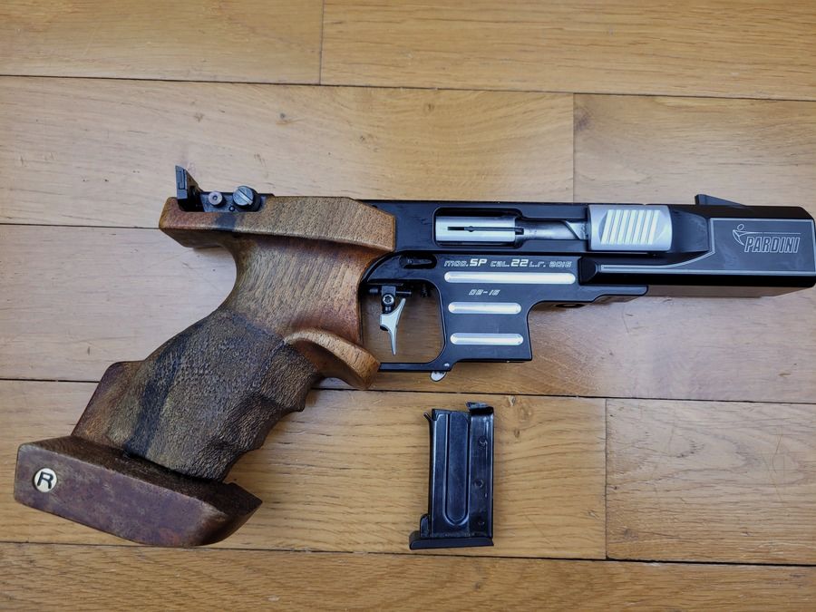 Wettkampfpistole PARDINI – Modell SP20 NEW – .22 LR – Magazin 5 Schuss – Elektronischer Abzug – TBE, Bild 10 von 25