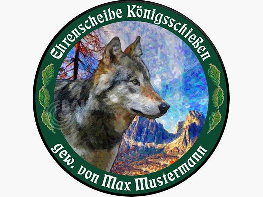 Schützenscheibe ECO-LINE Motiv 269