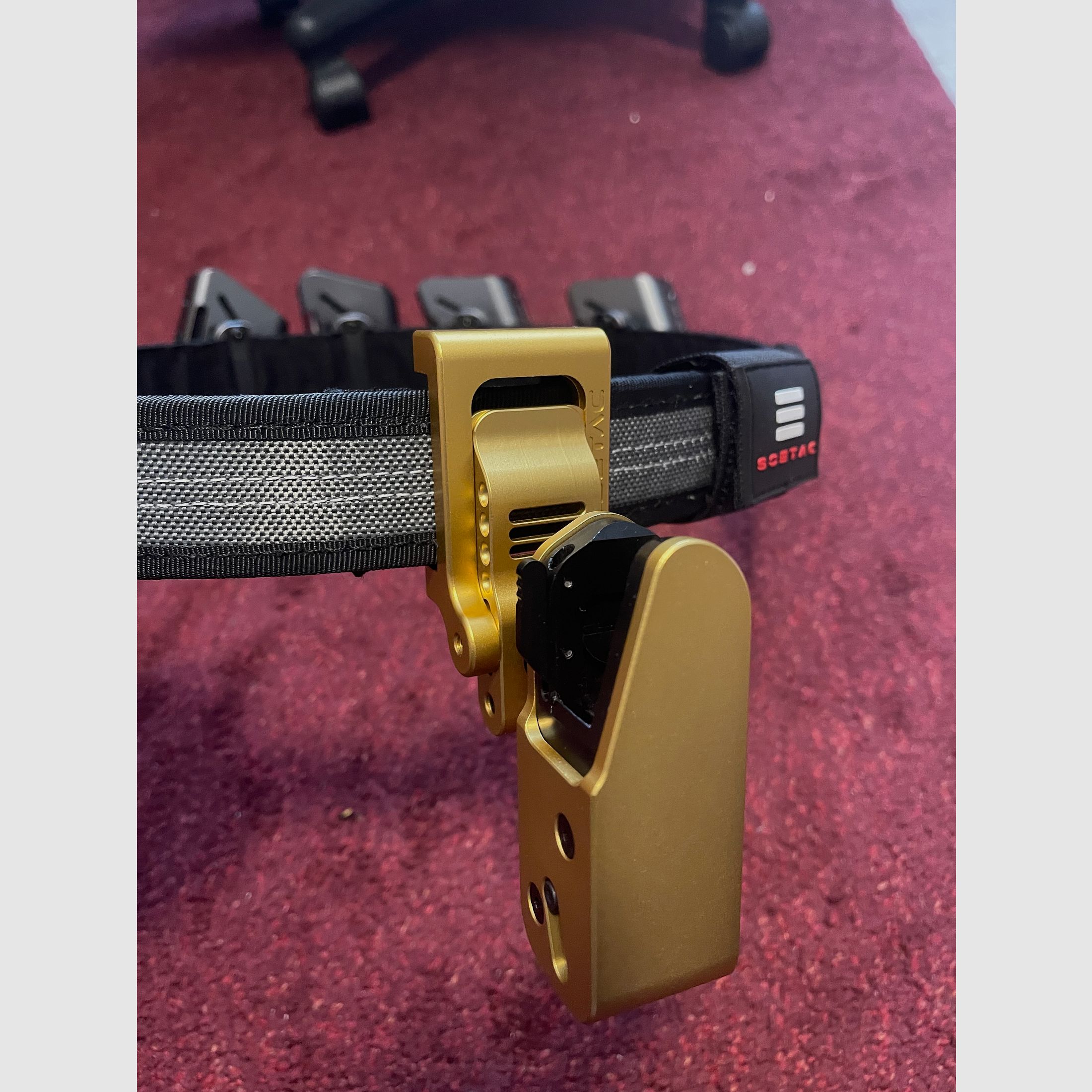 Gürtel Set Holster 4 x Magazine IPSC CZ Shadow 2, Glock,STI,1911