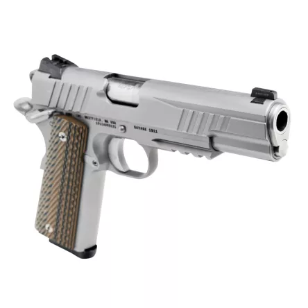 Pistolet SAVAGE 1911 GOVT STYLE STAINLESS WITH RAIL cal. .45 ACP, image 7 sur 13