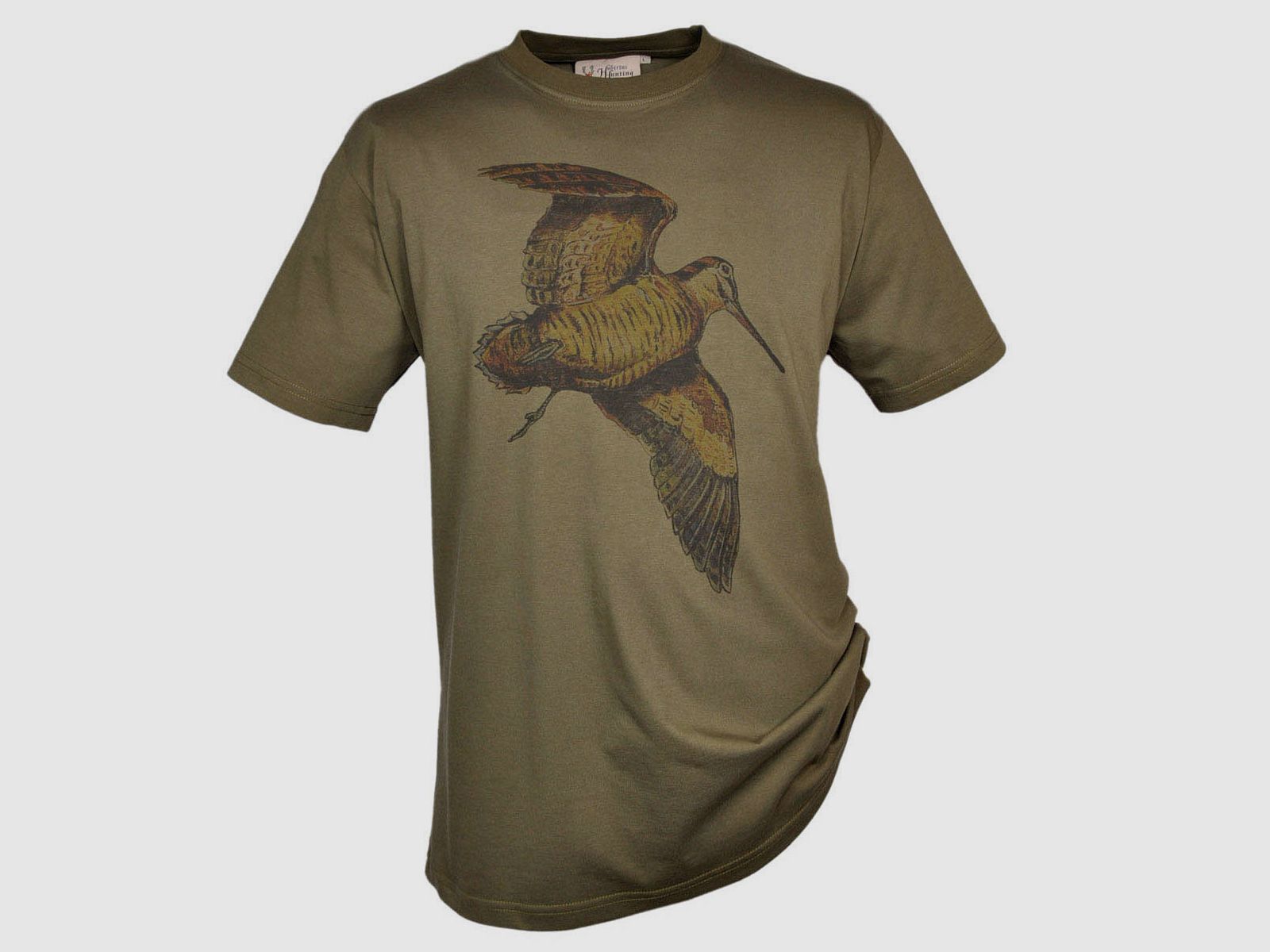 Hubertus T-Shirt Schnepfe Unisex schilf