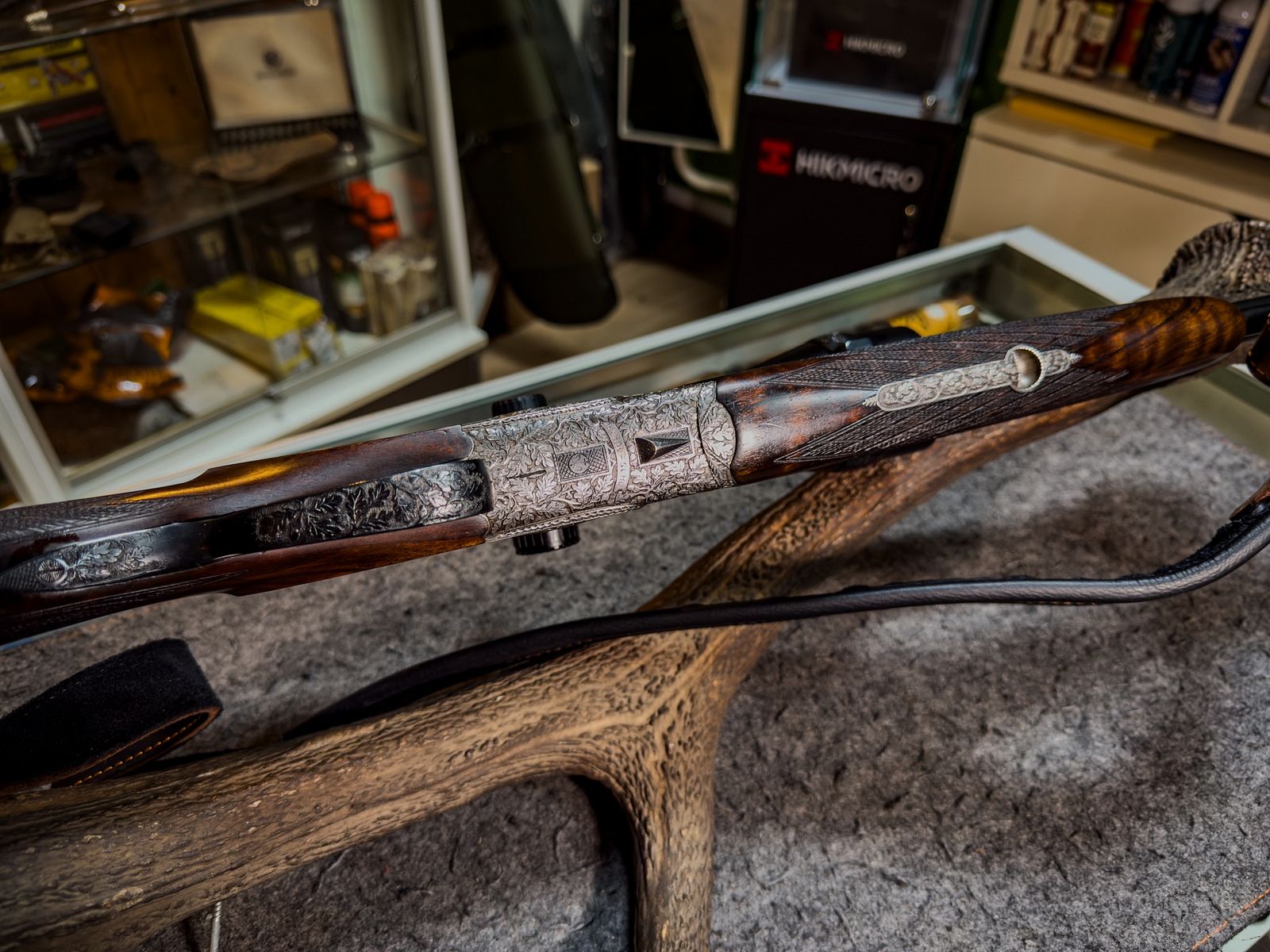 BBF 7X65R / 12/70 with 5.6×52 R insert barrel – from the possession of Gerhard Stauch (GDR) with interchangeable barrel