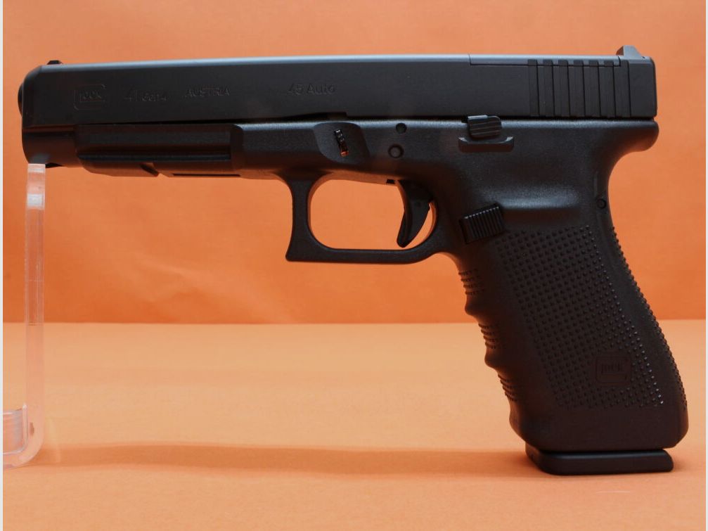 Glock	 Ha.Pistole .45Auto Glock41 Gen4 (MOS) 135mm Lauf Modular Optic System f. Red Dot Sight (.45ACP)