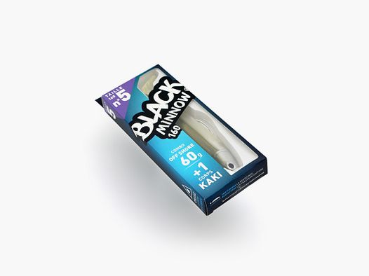 BLACK MINNOW MONTE 60 GR + CORPS SUPPLEMENTAIRE