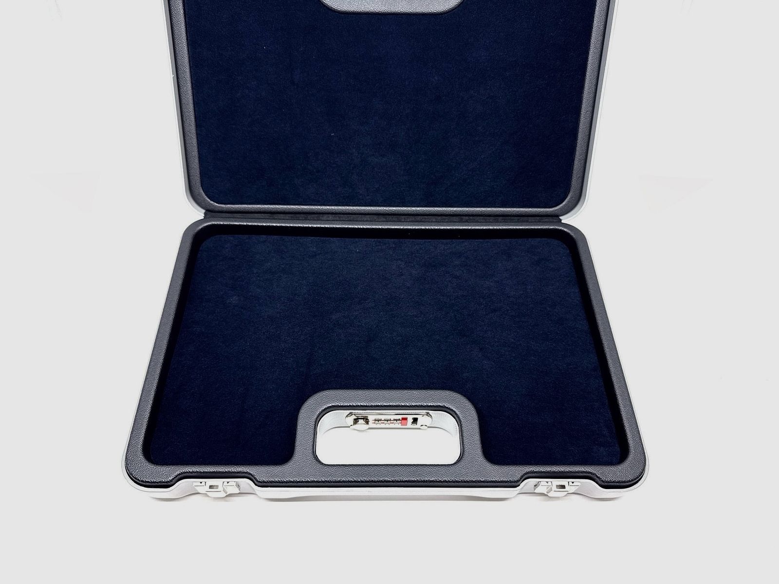 Negrini Lusso 2023UL Pistolenkoffer Aluminium mit Zahlenschloss blau 358x230x65mm, Bild 4 von 4