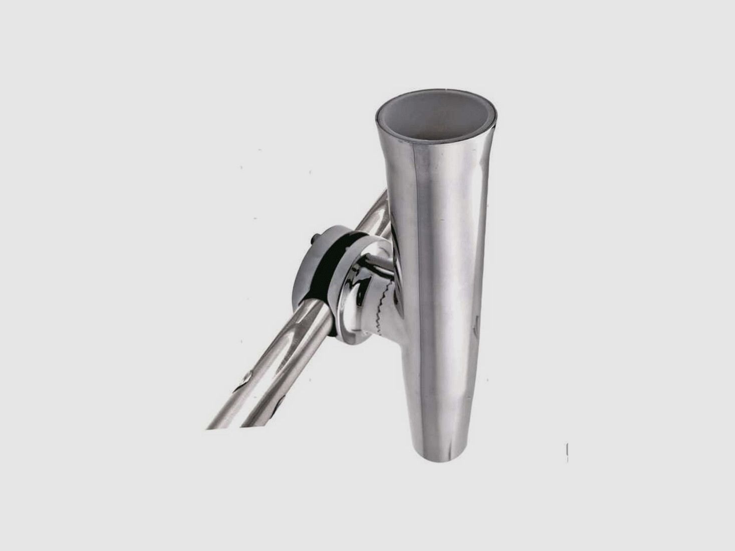 SUPPORTO PORTACANNE ORIENTABILE INOX CON MORSETTO STRINGITUBO SST, immagine 1 di 2