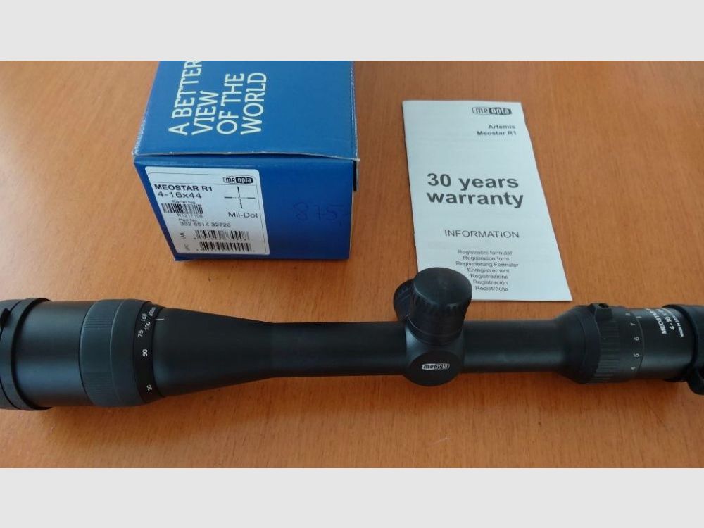 Meopta Meopta: MEOSTAR R1 4-16x44 Abs.Mil-Dot