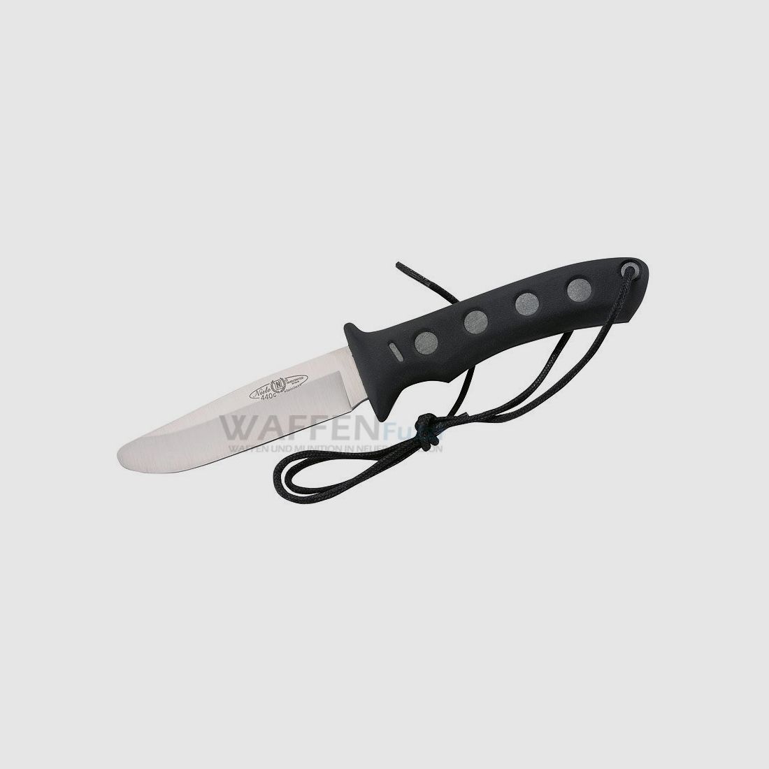 Children's knife 10cm 440C steel for carving with rounded tip