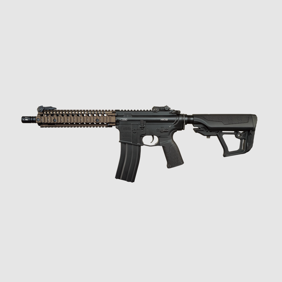 ICS EMG Daniel Defense MK18 S3 (IMD-180S3-1) FDE Airsoft Gewehr S-AEG ab 18 Jahren