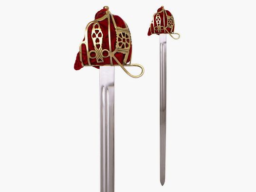 Scottish broadsword with basket hilt