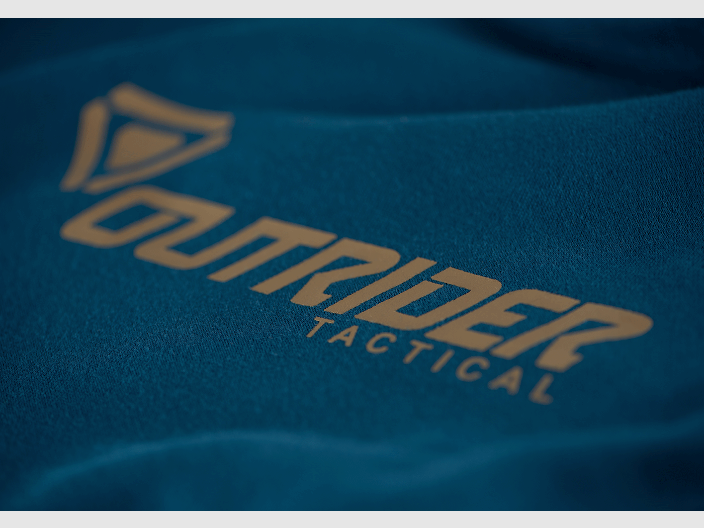 OUTRIDER TACTICAL LOGO HOODIE BLAU